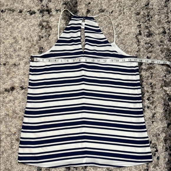 Express Navy and White Striped Top - Picture 3 of 7